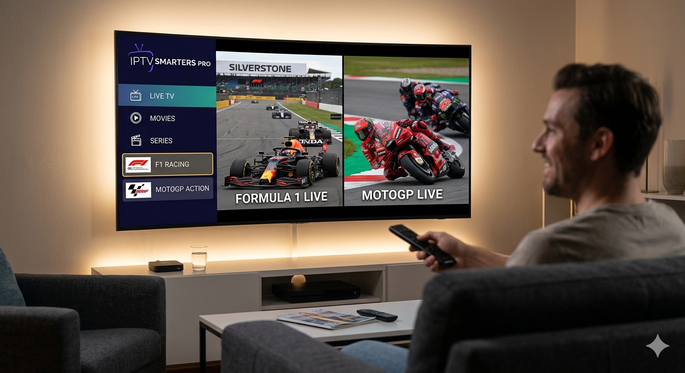 IPTV Smarters Pro Formula 1